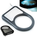 Multiple Magnification Power Magnifier with Flash Light and Tape Measure